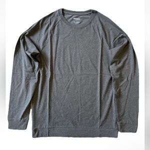 Bonobos Mens Everyday Long Sleeve Tee Soft Crew Neck Slim Fit Small Gray (b) NWT
